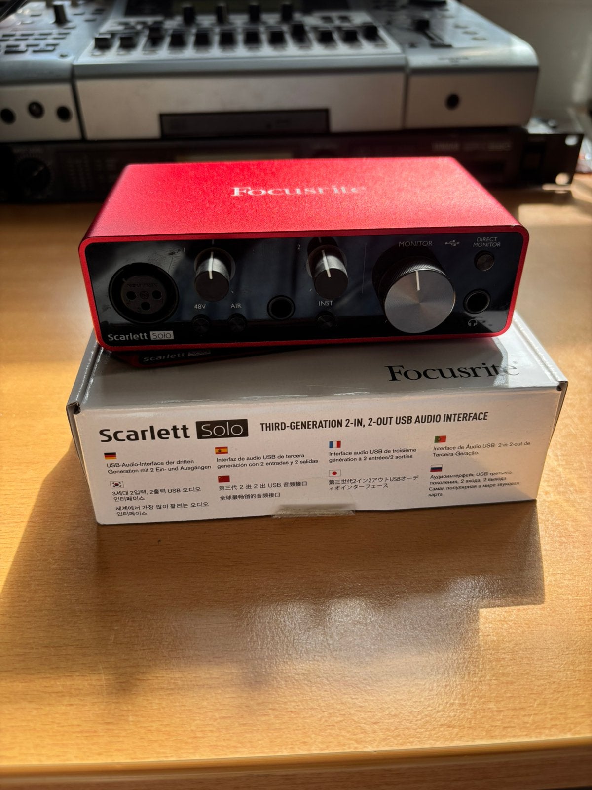Focusrite Scarlett Solo, Ophalen of Verzenden, Zo goed als nieuw