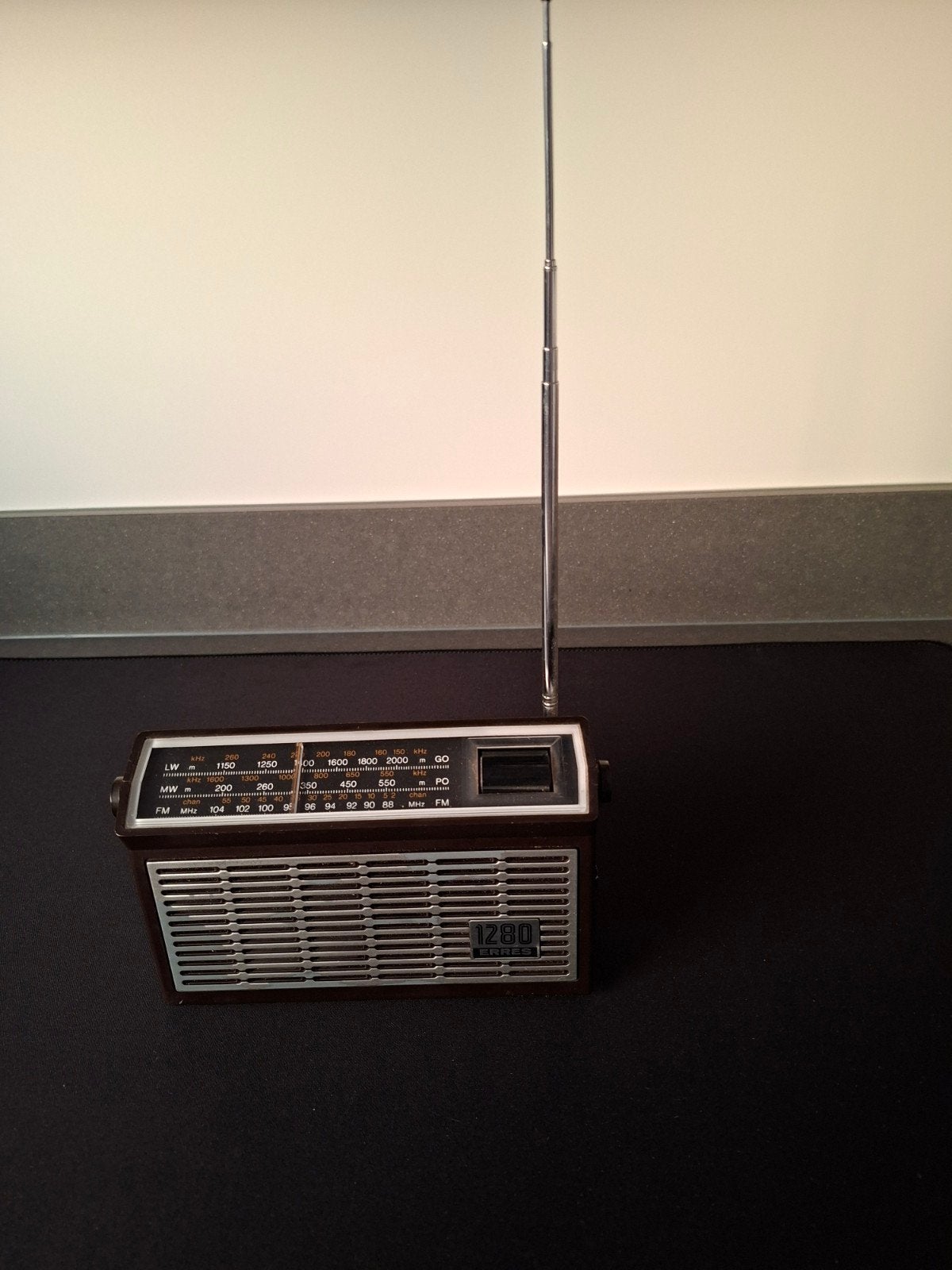 Erres 1280 Radio - Vintage Transistorradio, Ophalen of Verzenden, Gebruikt, Transistorradio