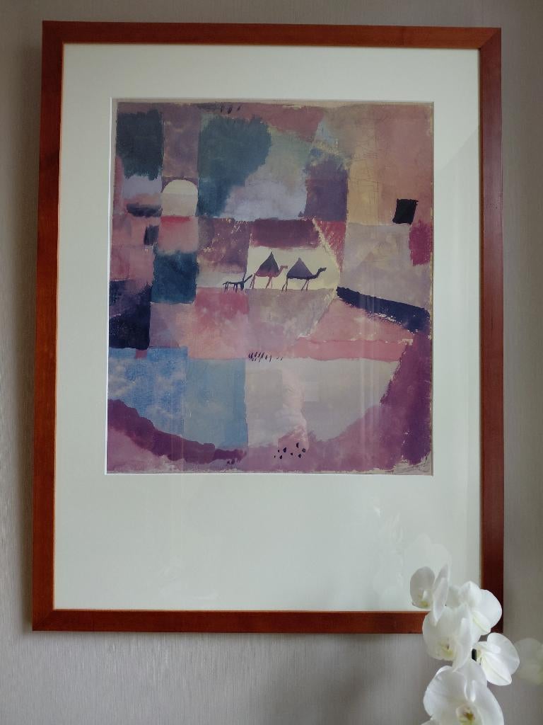 Paul Klee, Twee dromedarissen en een ezel., Antiek en Kunst, Kunst | Schilderijen | Abstract, Ophalen