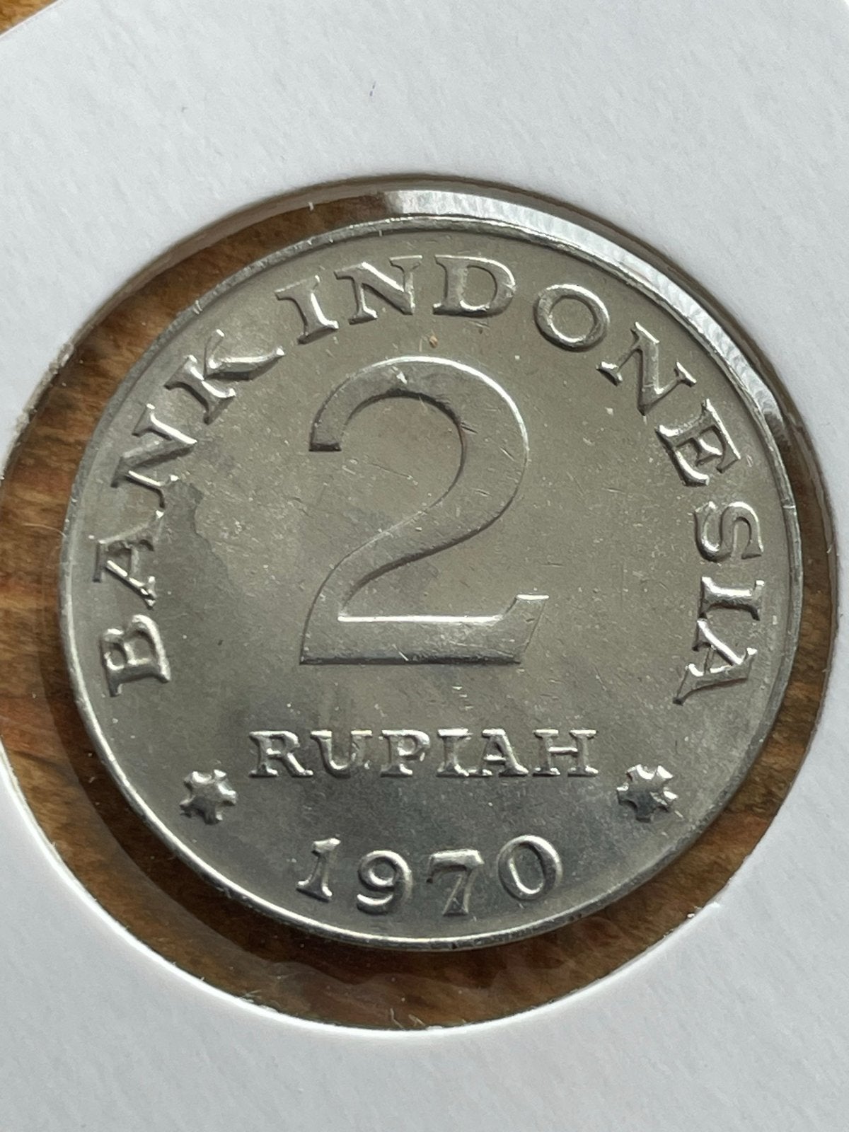 Indonesische 2 Rupiah munt 1970, Ophalen of Verzenden, Zuidoost-Azië, Losse munt
