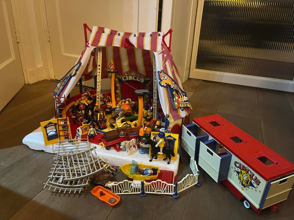 Playmobil 4230 Circustent met extra wagen en meer, Ophalen of Verzenden, Gebruikt