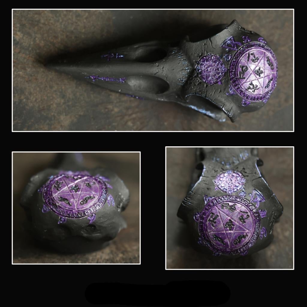 aparte handgemaakte raaf/kraai skull, Ophalen of Verzenden