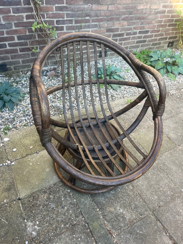 Draaistoel, Ophalen, Gebruikt, Hout, Eén