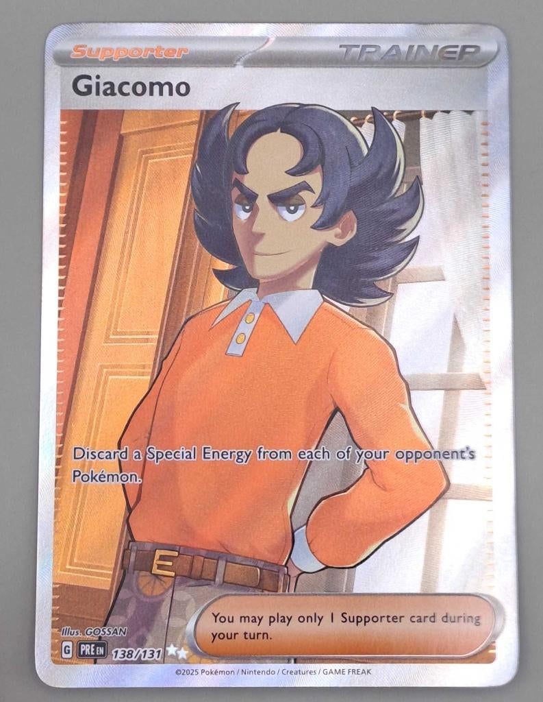 Giacomo PRE 138, Ophalen of Verzenden, Zo goed als nieuw, Losse kaart, Foil