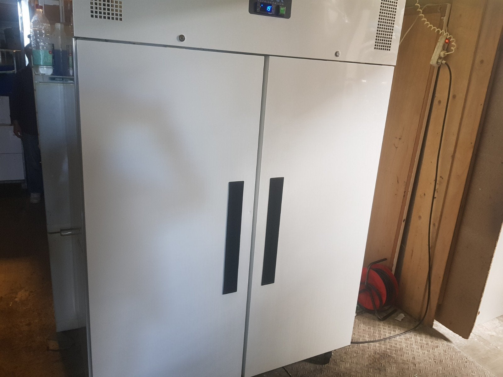 Polar Professionele vrieskast met Dubbele Deur, Gebruikt, 200 liter of meer, Met aparte vriezer, Kringloopwinkel