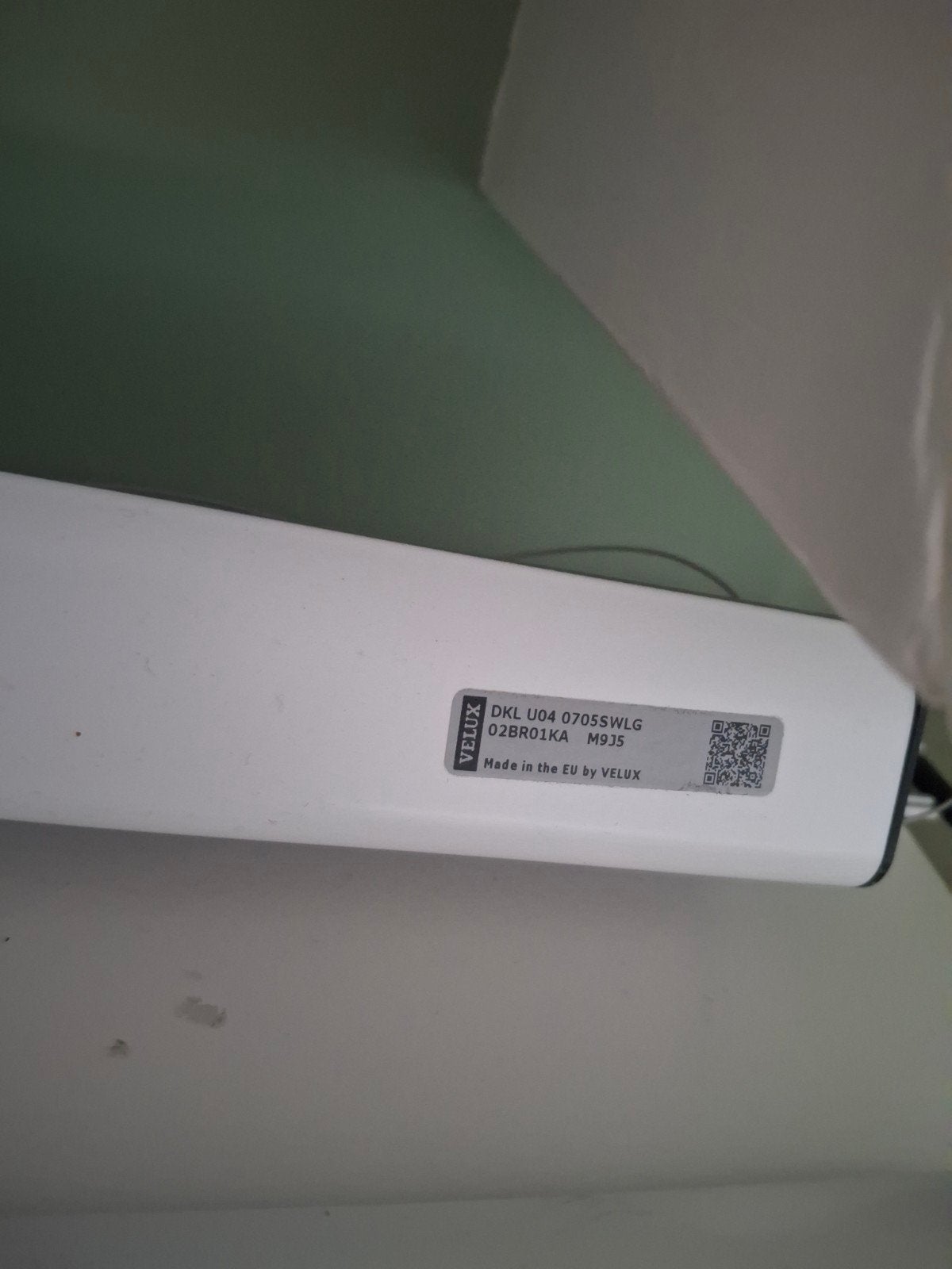 Velux DKL U04 0705SWLG verduisterend rolgordijn, Ophalen, 100 tot 150 cm, Zo goed als nieuw, Minder dan 100 cm