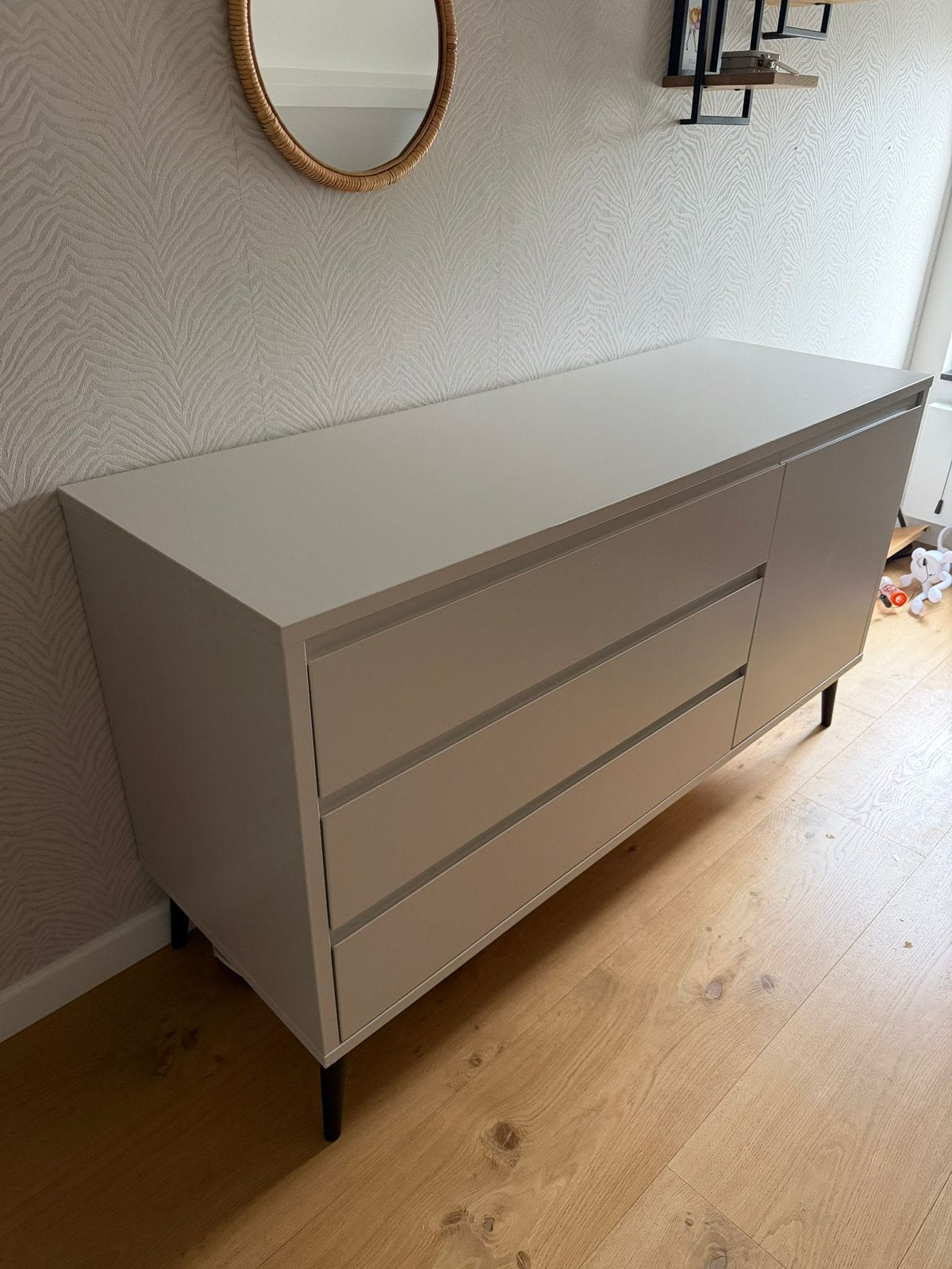 Europa baby sterre comode oatmeal, Ophalen, 50 tot 100 cm, Zo goed als nieuw, 3 of 4 laden