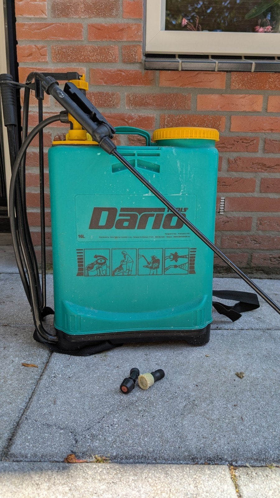 Dario rugspuit 16 liter, Tuin en Terras, Hogedrukreinigers, Ophalen, Gebruikt