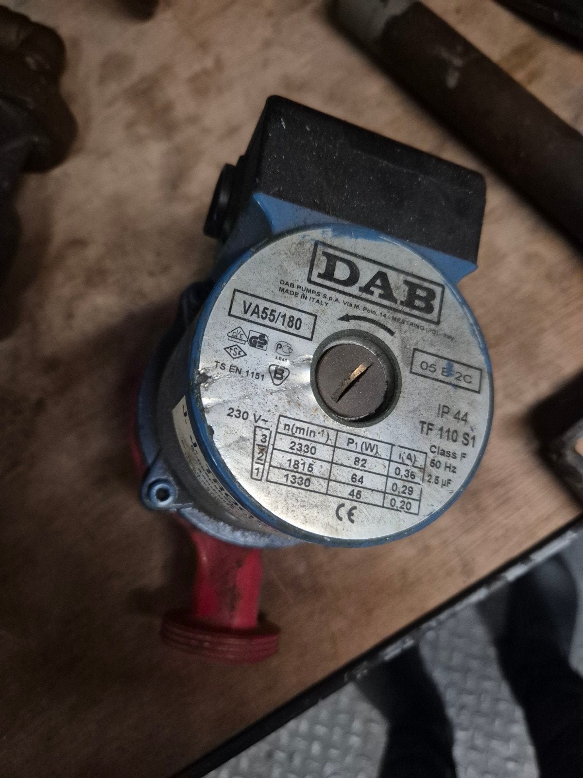 DAB VA55/180 Circulatiepomp, Tuin en Terras, Waterpompen, Gebruikt, Elektrisch, Overige typen, Ophalen of Verzenden