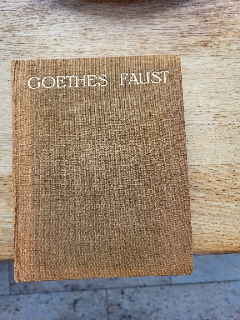 Antiek boek: Goethes Faust (1924), Antiek en Kunst, Ophalen, Johan Wolfgang von Goethe
