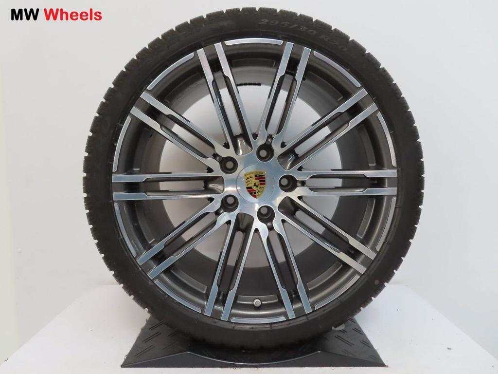 Originele Porsche 911 991 20 inch Turbo velgen winterbanden, -, -, Banden en Velgen, 20 inch