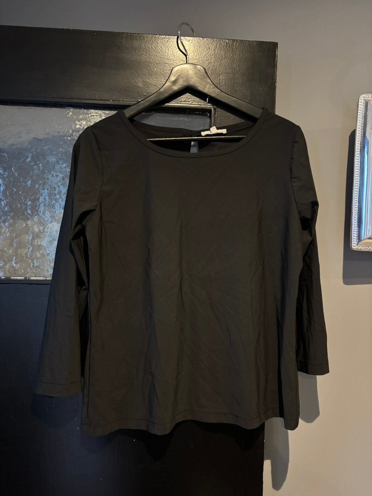 Zusss travelstof shirt maat s, Zwart, Ophalen of Verzenden, Zo goed als nieuw, Korte mouw