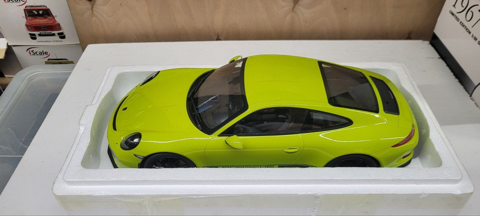 Minichamps 2016 Porsche 911  991.1 R Ring Police, Ophalen of Verzenden, Zo goed als nieuw, 1:9 t/m 1:12, Auto