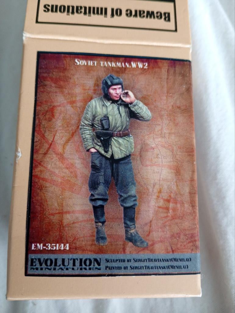 Evolution Miniatures Soviet Tankman WW2 1:35, Ophalen of Verzenden, Nieuw, 1:35 tot 1:50, Figuur of Figuren