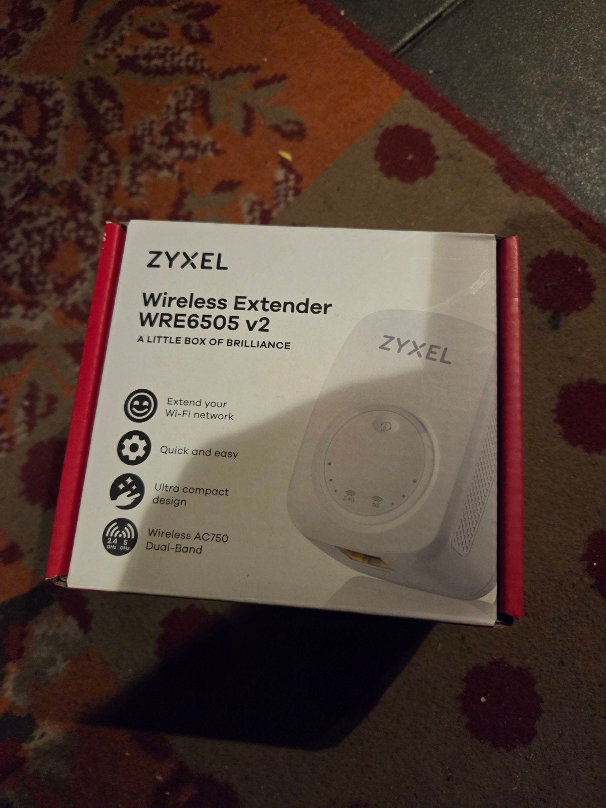 Zyxel Wireless Extender WRE6505 v2 - Wifi Versterker, Ophalen of Verzenden, Zo goed als nieuw, Router, Zyxel
