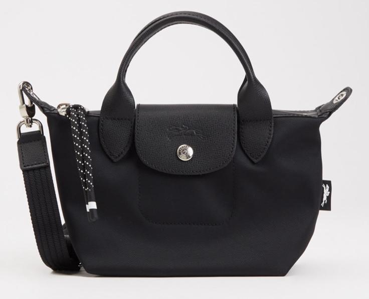 LONGCHAMP Le Pliage Energy tas zwart XS + extra draagriem, Ophalen of Verzenden, Nieuw, Zwart, Schoudertasje