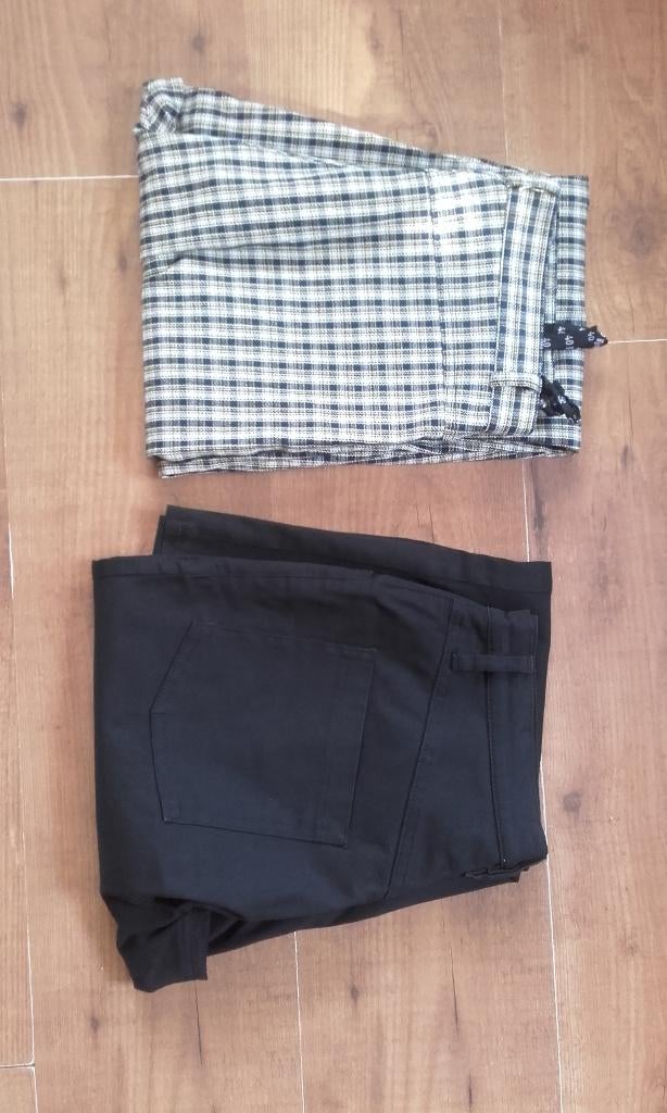 2x 7/8 broek Femi 40, Maat 38/40 (M), Zwart, Ophalen of Verzenden, Lang