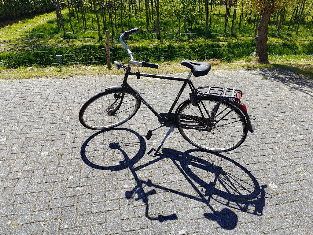 Herenfiets Gazelle Esprit 28 inch, Fietsen en Brommers, Ophalen, Gebruikt, Velgrem, Versnellingen