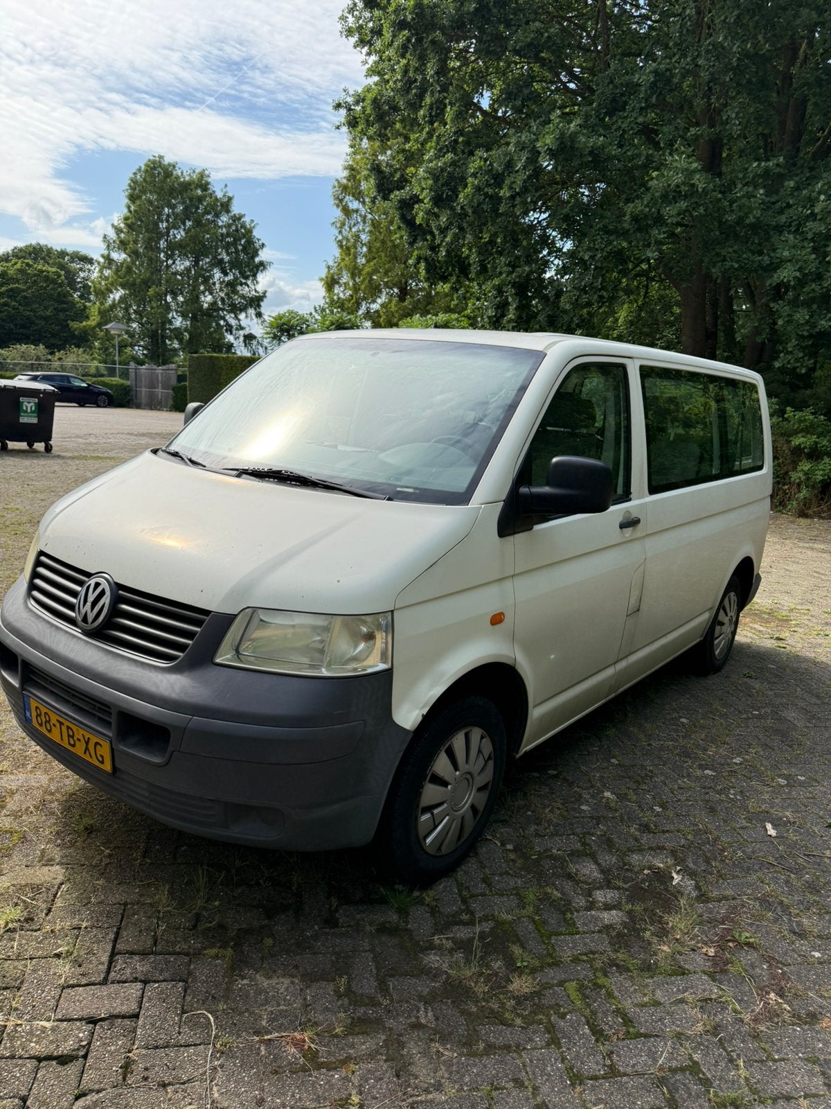 Volkswagen Transporter 1.9 Kombi TDI 63KW 2006 Wit, Auto's, Wit, Origineel Nederlands, Bedrijf, 9 stoelen