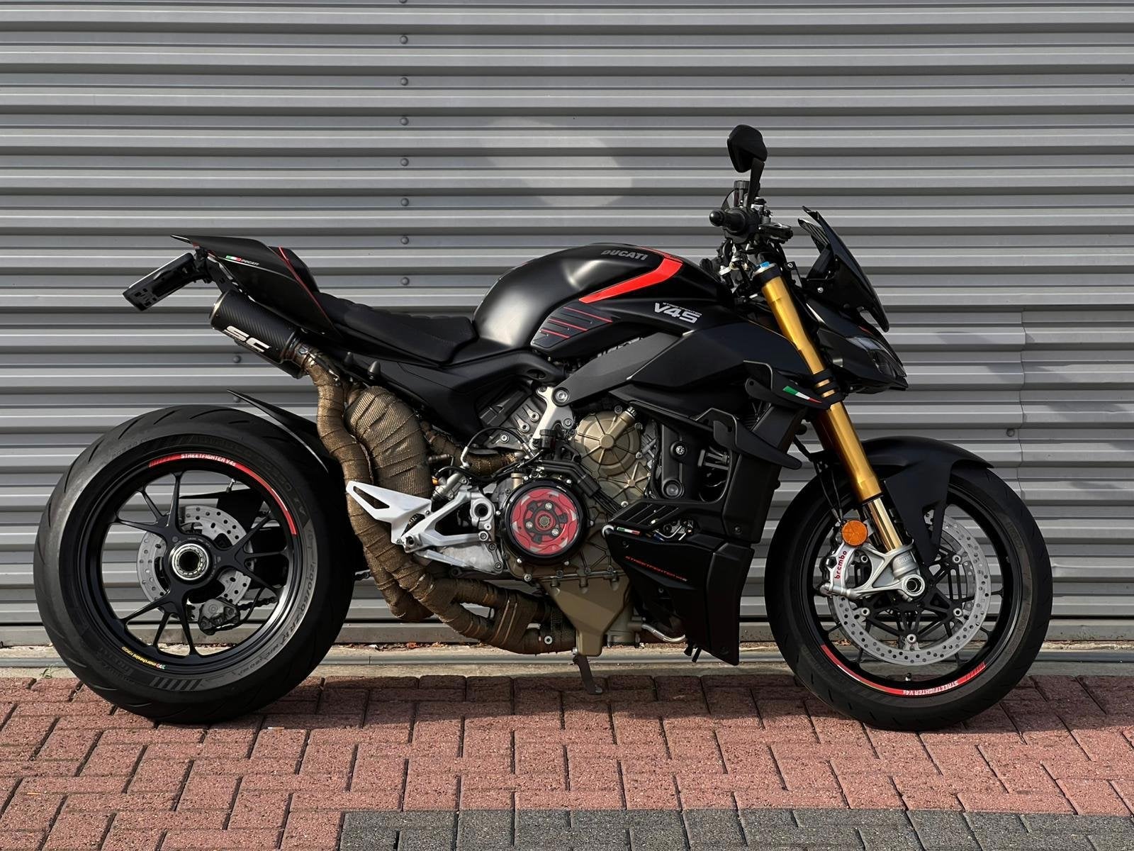 Ducati Streetfighter V4 S SC Black SC Project/208PK/DB Kille, Traction Control, Bedrijf, Meer dan 35 kW, Toermotor