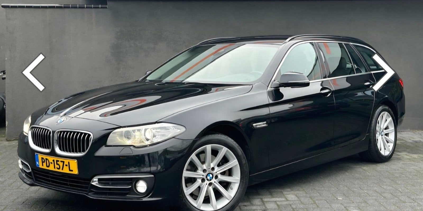 BMW 5-serieTouring520d Luxery Edition, Auto's, BMW, 1995 cc, 4 cilinders, 2000 kg, Zwart