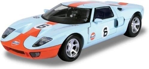 Ford GT #6 Gulf / MotorMax / 1:12, Hobby en Vrije tijd, Modelauto's | 1:5 tot 1:12, Hk@motormaxtoy.com, Auto, MotorMax, Nieuw