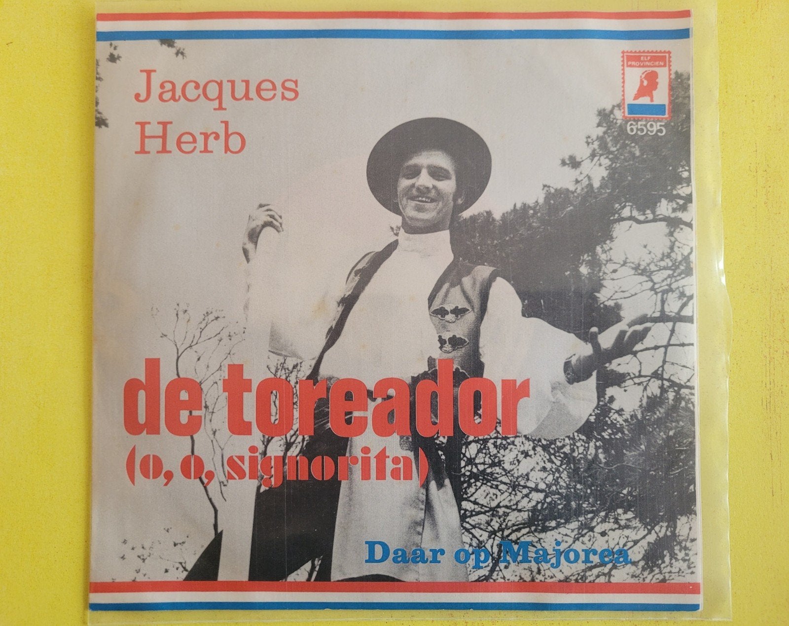 Jacques Herb - De toreador - Daar op Majorca., Ophalen, Zo goed als nieuw, Overige formaten, Levenslied of Smartlap