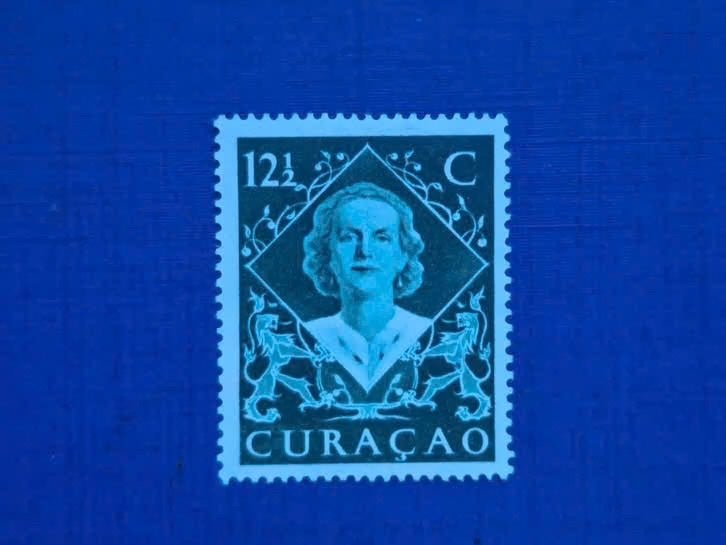 Postzegel Curacao 1948 zegel Kroning Beatrix 15-08, Ophalen of Verzenden, Postfris