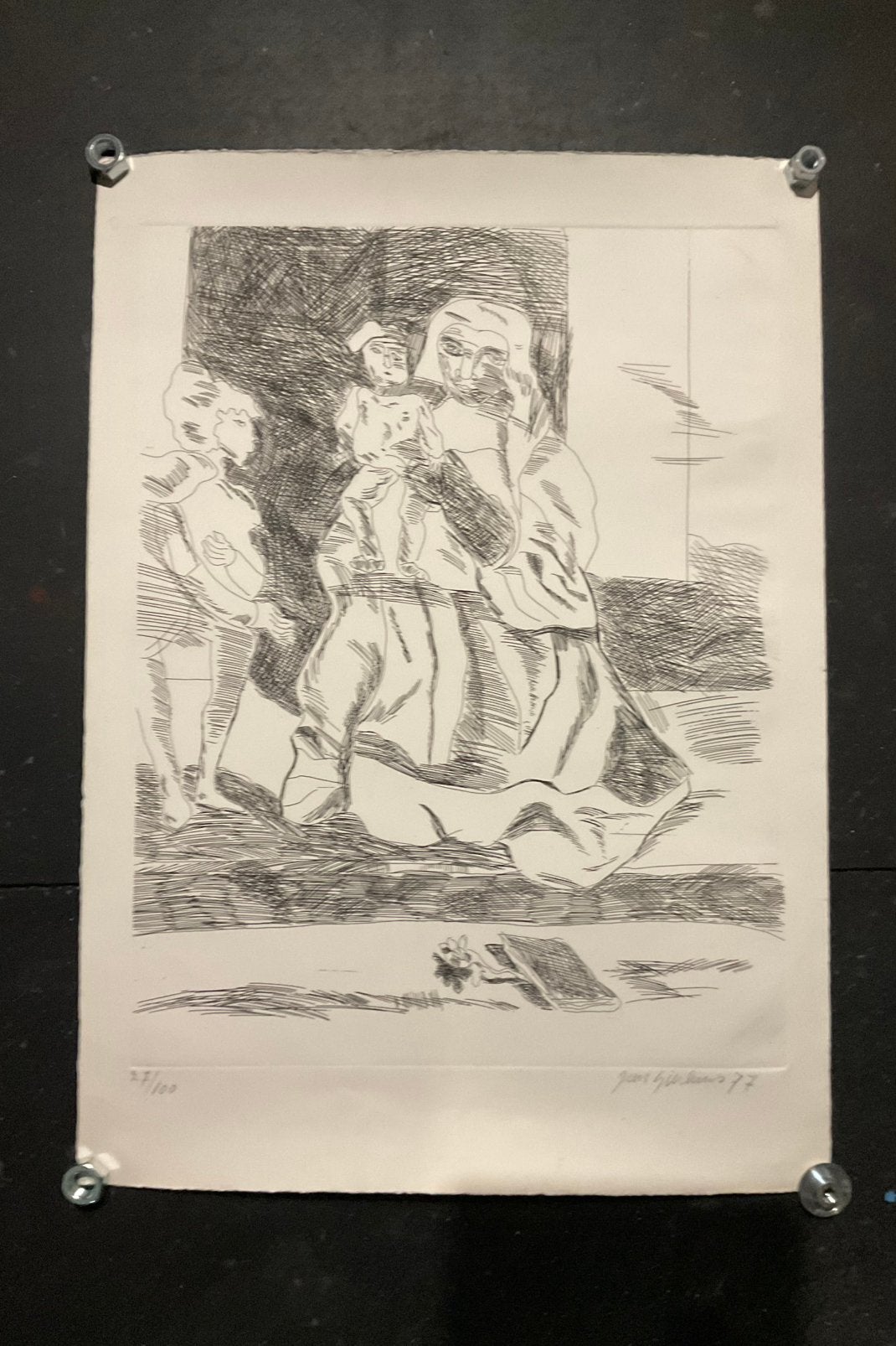 Jan Sierhuis Litho in nieuwstaat Hangesigneerd, Antiek en Kunst, Ophalen of Verzenden