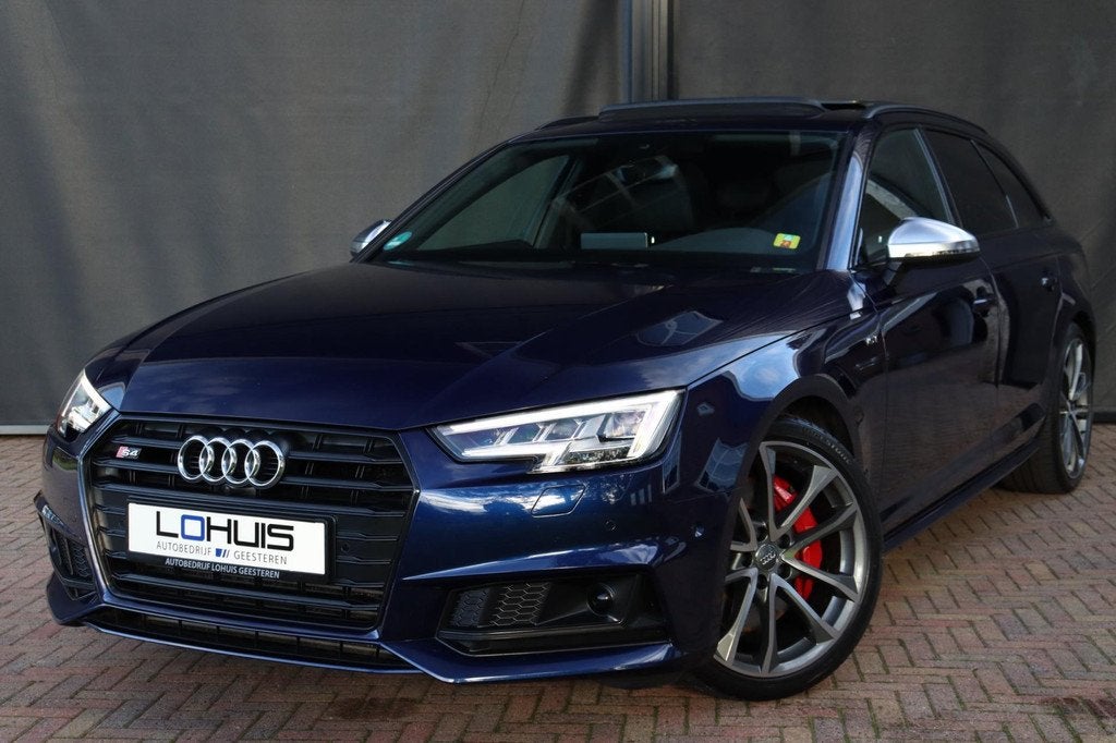 Audi S4 Avant 3.0 Pro Line Plus Pano|Trekhaak|Bom Vol!, Auto's, Audi, Euro 6, 2995 cc, Leder en Stof, S4