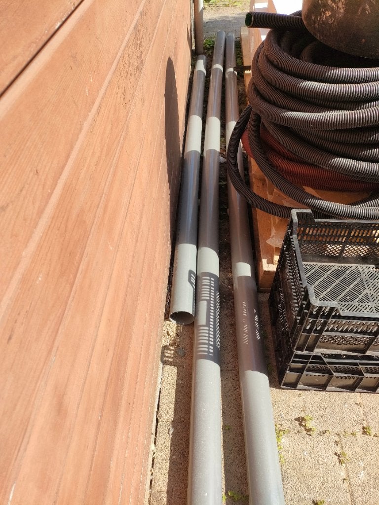 Regenwater afvoerbuis 11m 100mm, Doe-het-zelf en Verbouw, Buizen en Afvoer, Ophalen, Afvoer, Pvc, 2 tot 4 meter