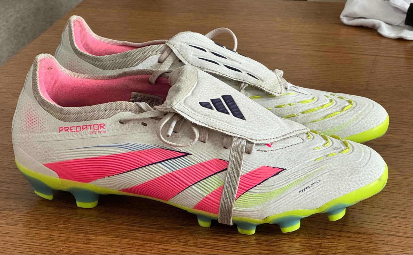 Adidas Predator pro voetbalschoenen MG Maat 44 2/3, Gebruikt, Schoenen, Maat M, Ophalen of Verzenden