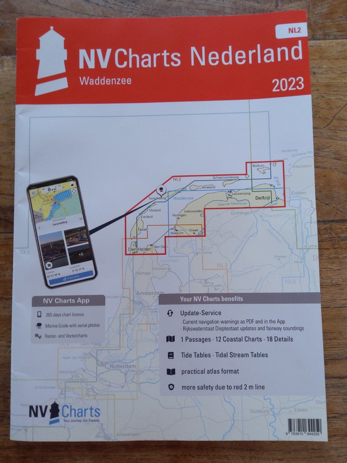 NV Charts Nederland Waddenzee, Watersport en Boten, Navigatiemiddelen en Scheepselektronica, Ophalen of Verzenden