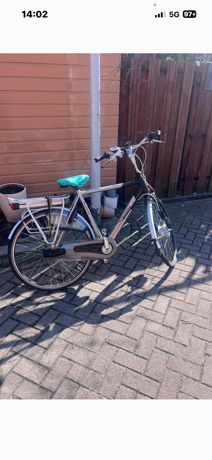 Gazelle orange 7Nexus  goede accu oplader, Fietsen en Brommers, Fietsen | Heren | Herenfietsen, Versnellingen, Ophalen of Verzenden