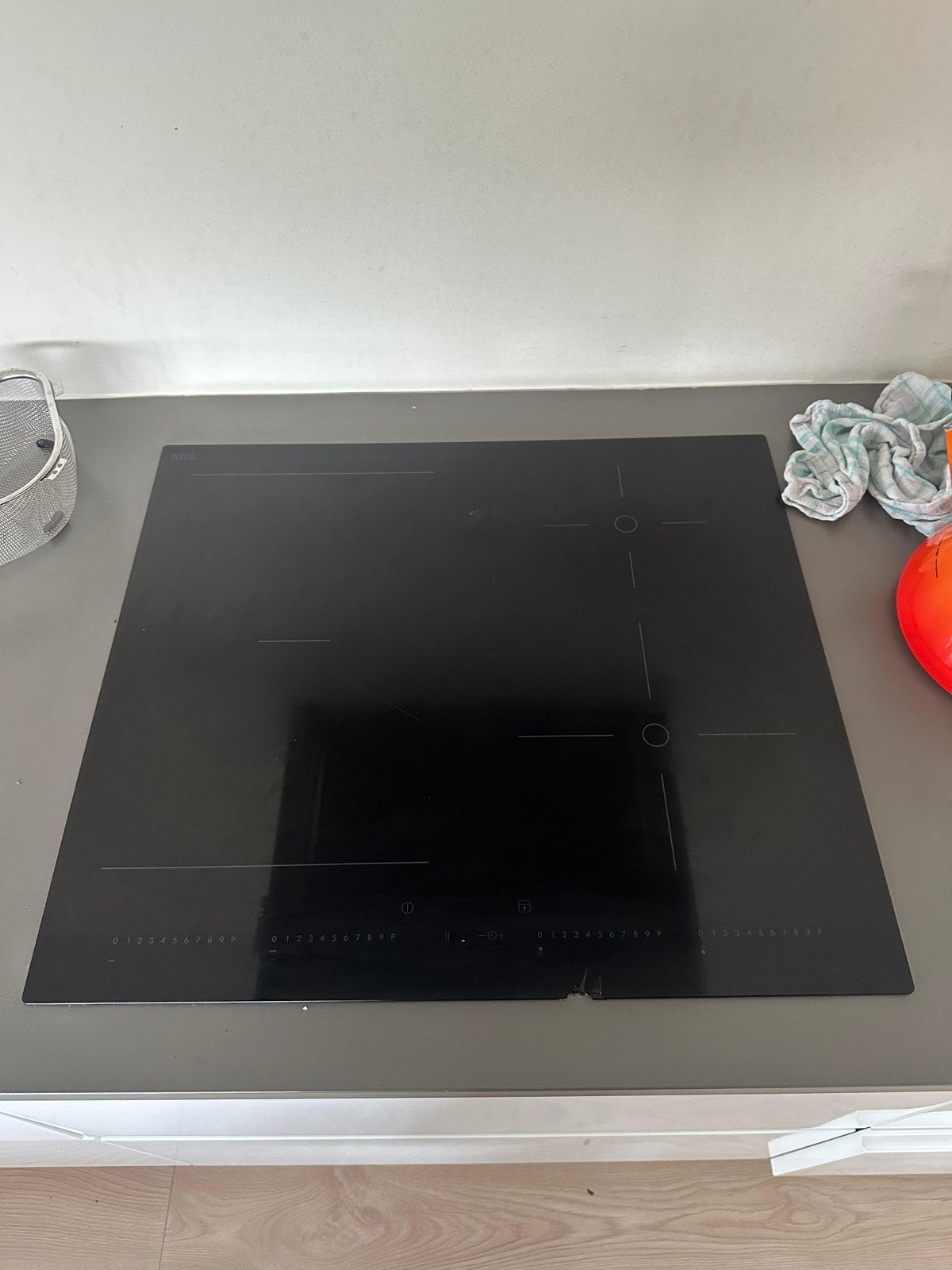IKEA OTROLIG inductiekookplaat, Ophalen, Gebruikt, 4 kookzones, Inbouw