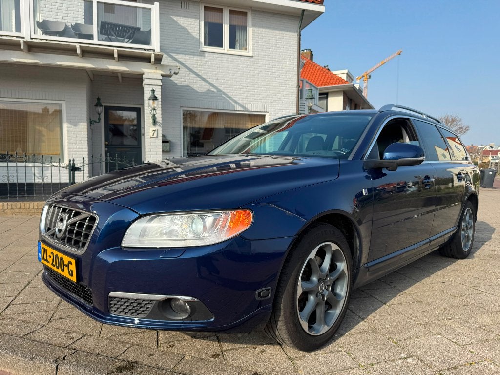 Volvo V70 T4F Flexifuel 180pk Powershift 2012 Blauw, Auto's, 1596 cc, V70, 1600 kg, Geïmporteerd