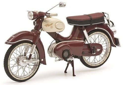 Kreidler Florett Super, rood/beige / 1:10 / Schuco, Schuco, Nieuw, Ophalen of Verzenden, Motor