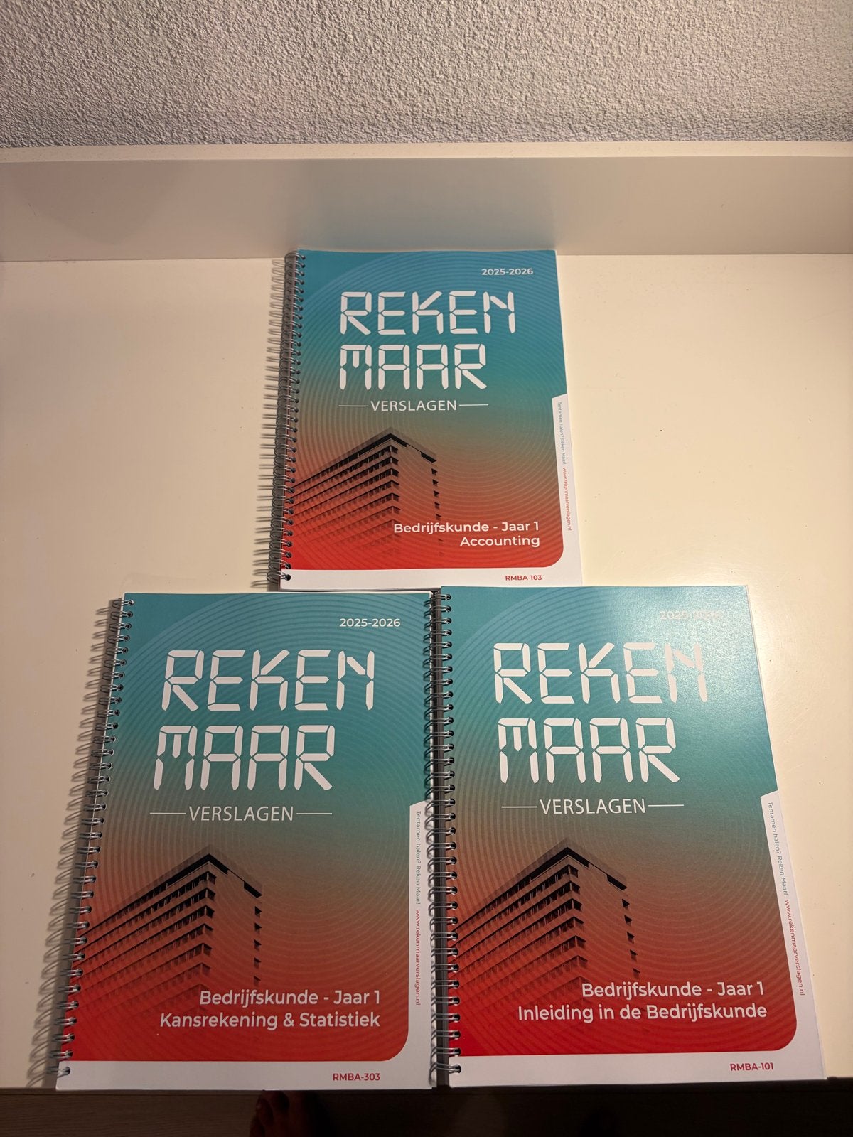 Reken Maar Samenvattingen Bedrijfskunde Jaar 1 (3 boeken), Boeken, Studieboeken en Cursussen, Ophalen of Verzenden, Gamma, Zo goed als nieuw