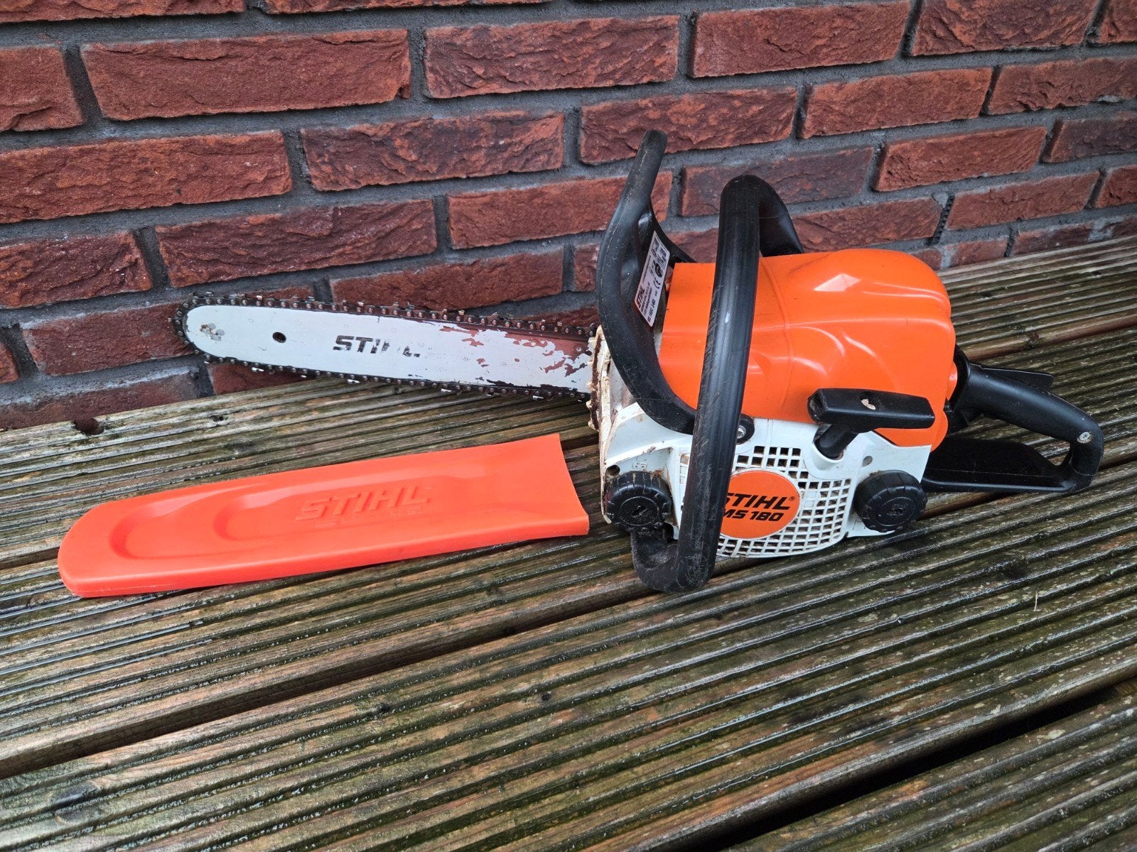 Stihl MS 180 Kettingzaag, Ophalen of Verzenden, Zo goed als nieuw, Overige typen, Stihl