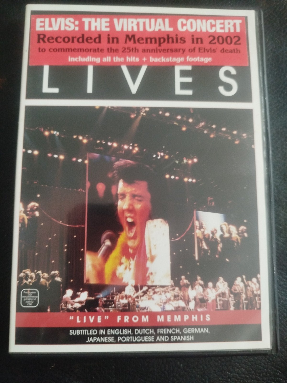 ELVIS PRESLEY LIVES LIVE FROM MEMPHIS (DVD), Engels, Alle leeftijden, Ophalen of Verzenden, Zo goed als nieuw