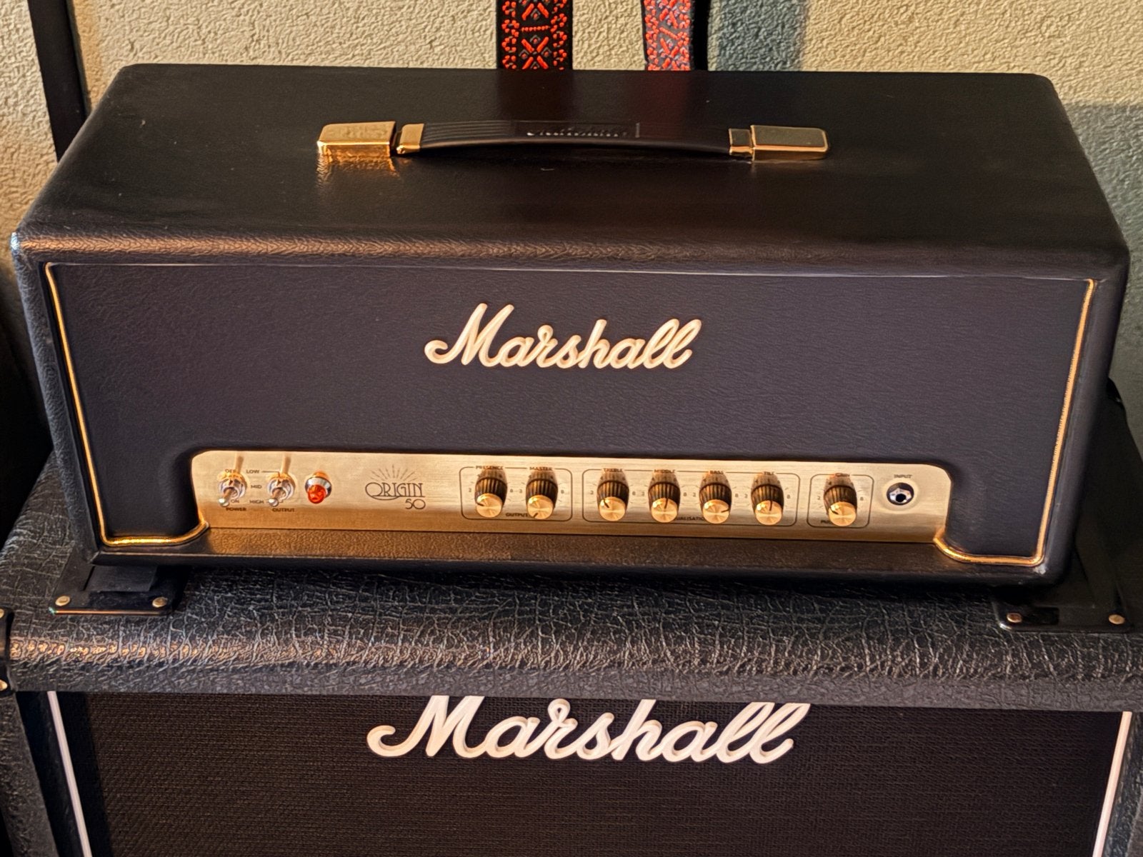 Marshall Origin 50H gitaarversterker top, Ophalen, Zo goed als nieuw, Gitaar, 50 tot 100 watt