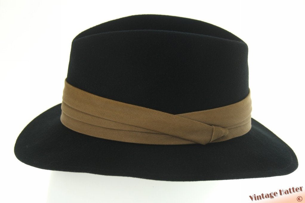 Outdoor gleufhoed Stetson Darby zwart lichtgewicht vilt 57, Stetson, Hoed, Ophalen of Verzenden, 57 cm (M, 7⅛ inch) of minder