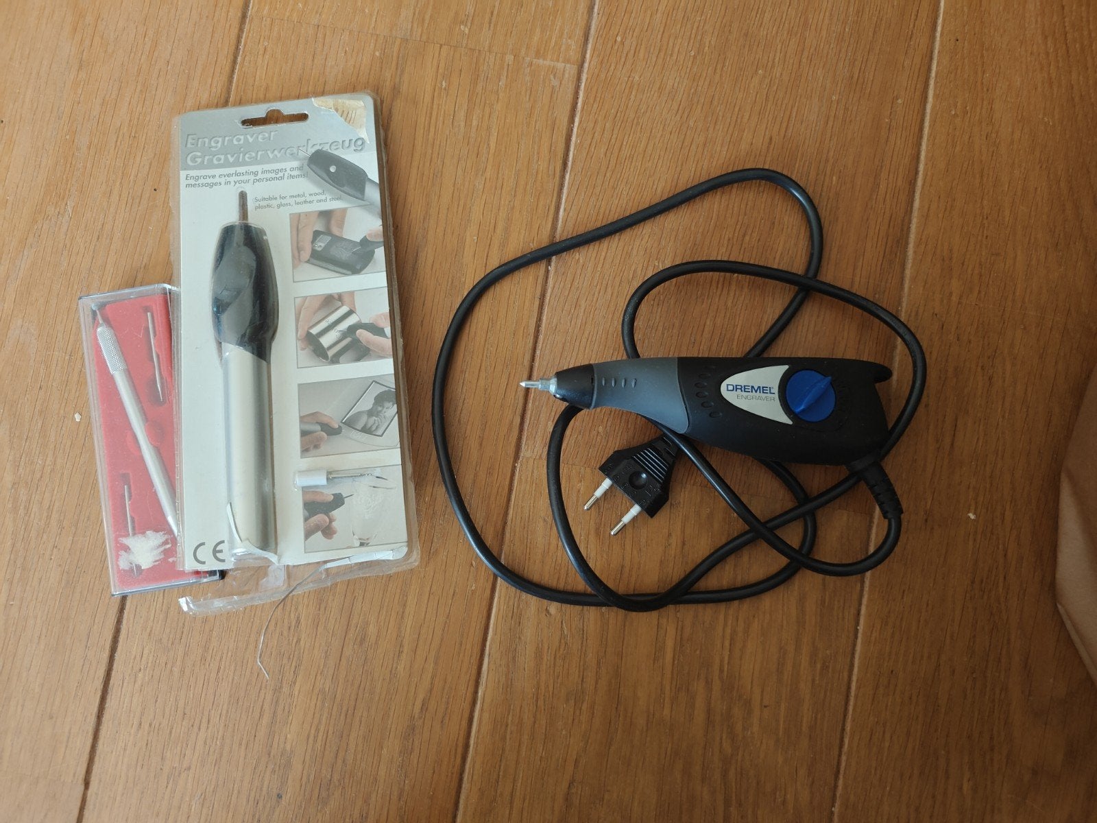 Dremel graveermachine 290-05 met graveerpen, Ophalen of Verzenden, Zo goed als nieuw