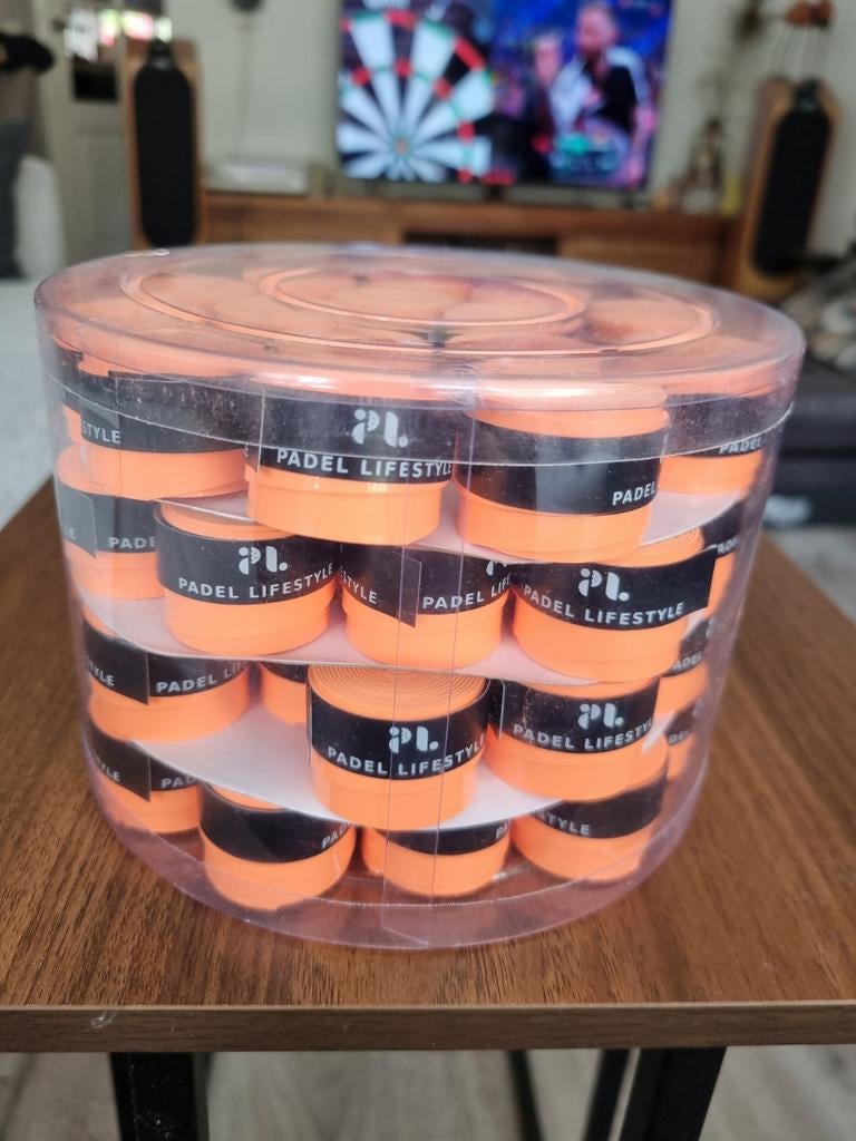 Padel Gripjes - 60 Stuks Oranje - Padel Lifestyle, Ophalen of Verzenden, Nieuw, Padel-accessoire