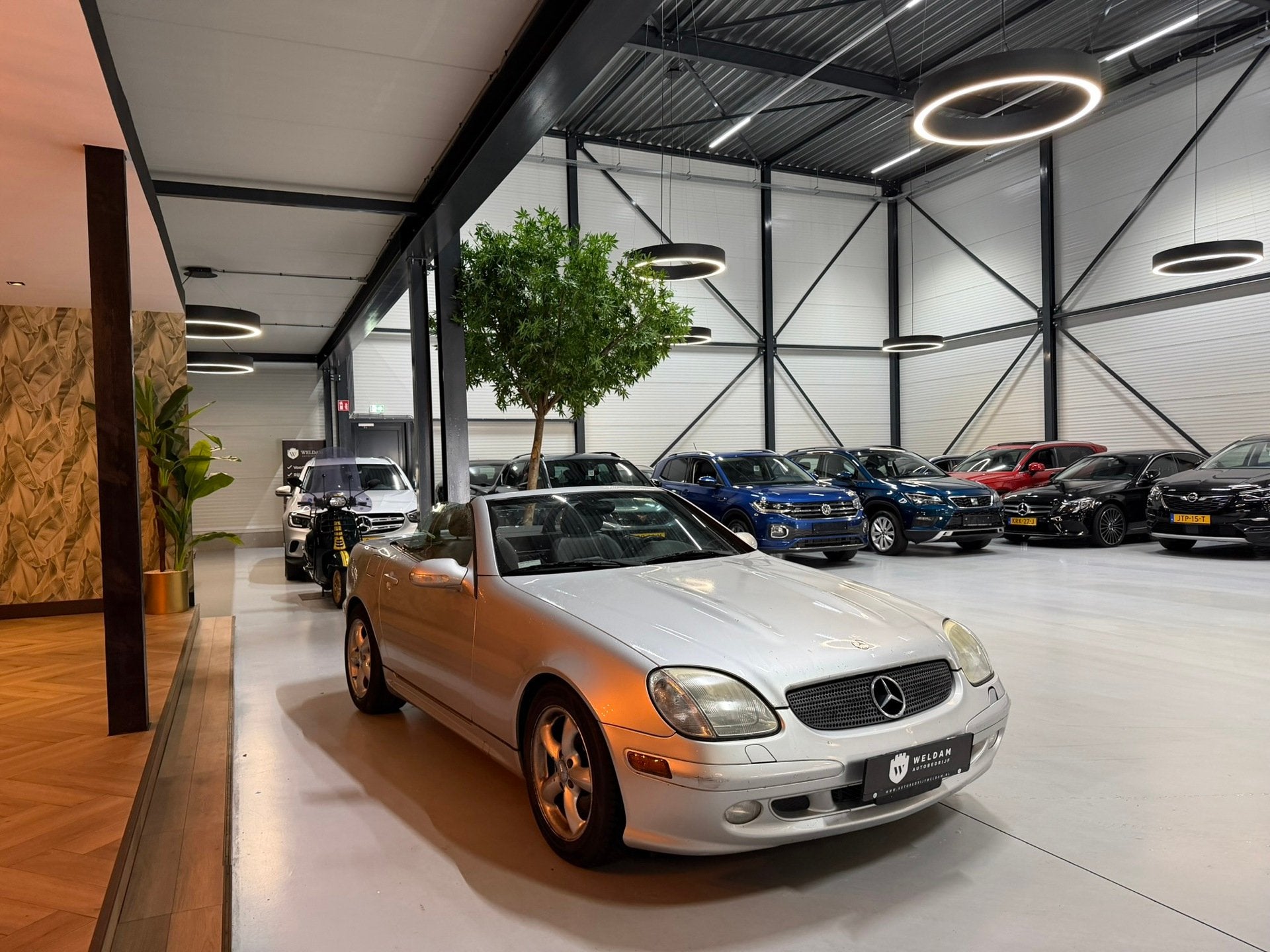 Mercedes-Benz SLK-klasse 320 Airco Cabriolet Leder Memory Xe, Automaat, Gebruikt, Zwart, Cabriolet