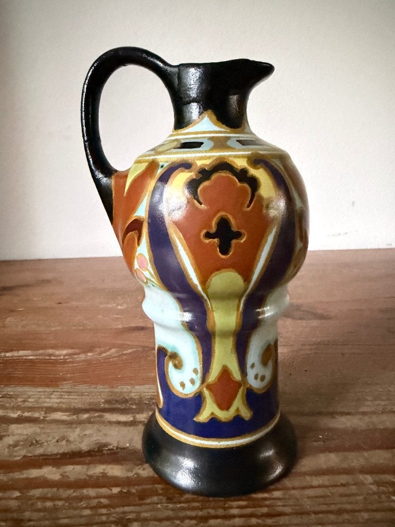 Arnhemse plateelkan – Decor Olga – Art Deco, Antiek en Kunst, Ophalen of Verzenden