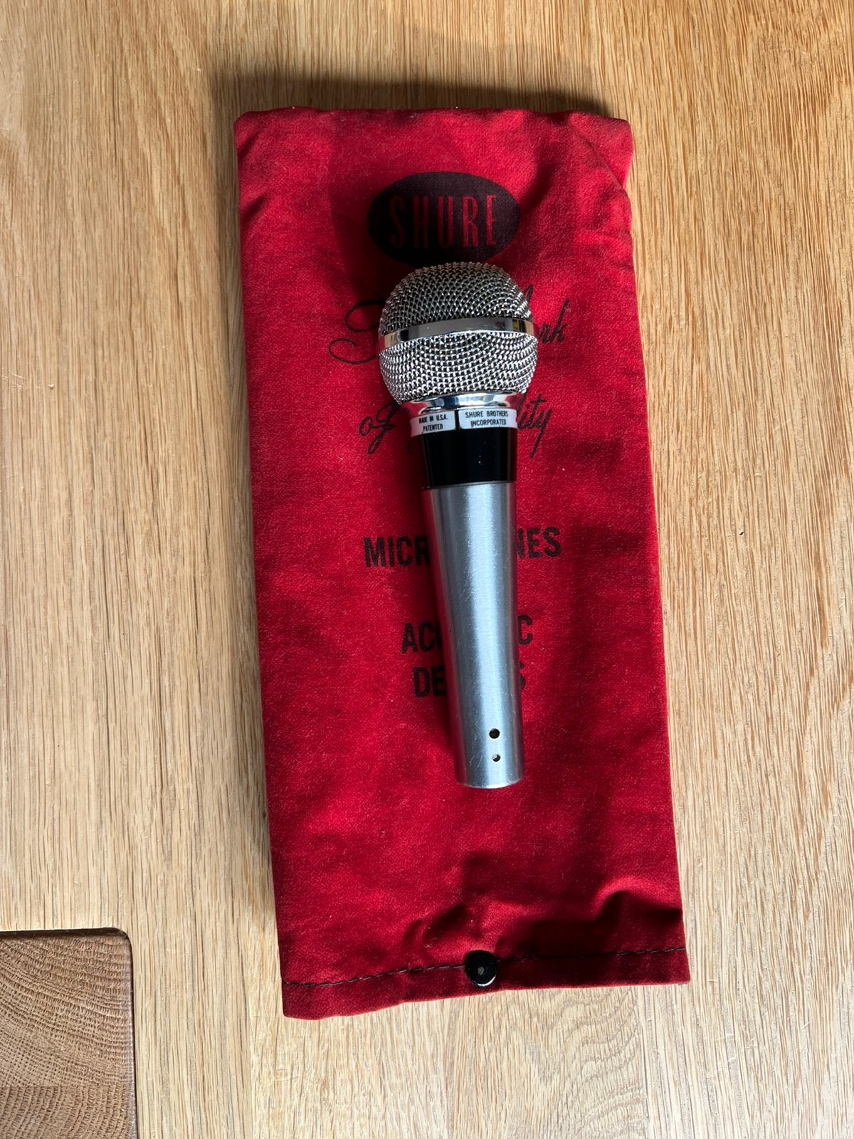 Vintage Shure Unisphere I 565 Microfoon met originele snoer, Ophalen of Verzenden, Zo goed als nieuw, Zangmicrofoon