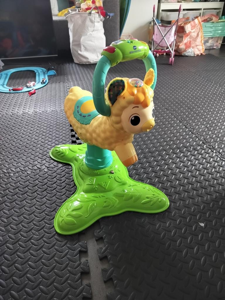 VTech Baby Lama Bouncer Speelgoed, Kinderen en Baby's, Speelgoed | Babyspeelgoed, Ophalen of Verzenden, Zo goed als nieuw, Overige typen