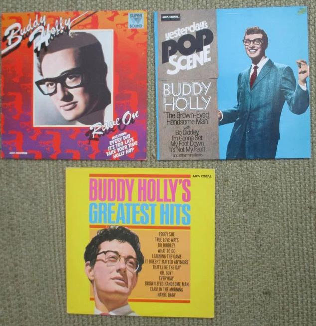 Buddy Holly, 3 LP's, Cd's en Dvd's, Vinyl | Pop, Verzenden, Zo goed als nieuw, Overige formaten