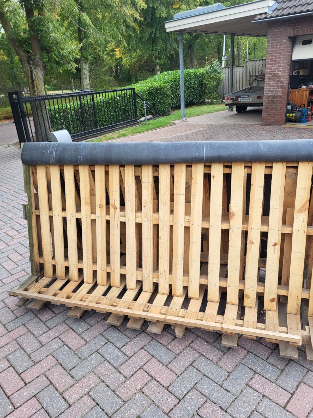 Glasbok 225cm breed 120cm hoog, Doe-het-zelf en Verbouw, Ophalen, Gebruikt, 160 cm of meer, 80 tot 120 cm